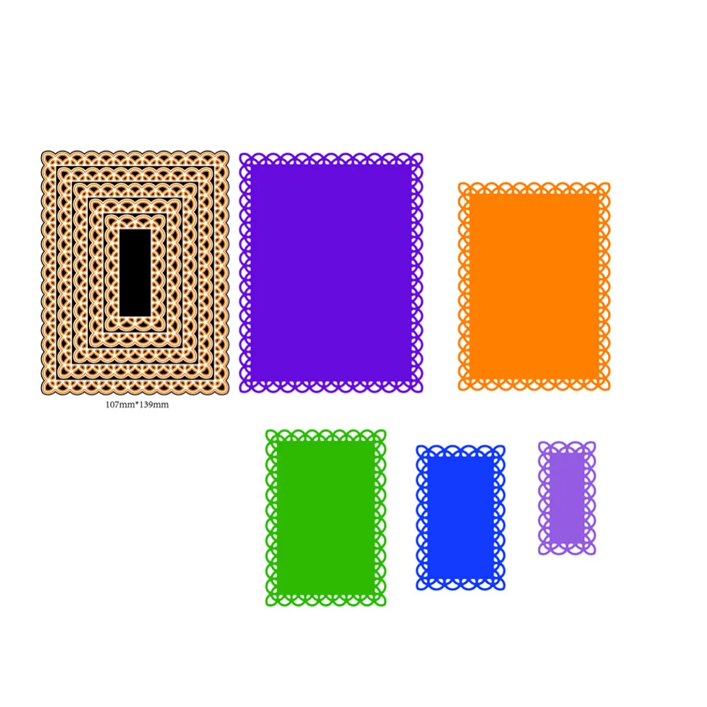 Цветы рамка Скрапбукинг Новое поступление металлический Трафаретный вырубной