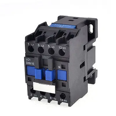 

LC1-D09 690V Ui 25A Ith 3 фазы 1NO контактор переменного тока 380V 50Hz 9 Amp