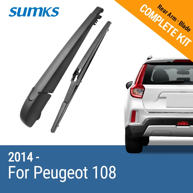 

SUMKS Rear Wiper & Arm for Peugeot 108 2014 2015 2016 2017