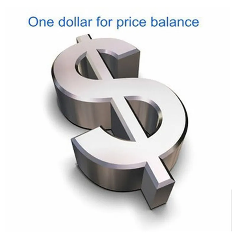Один доллар за баланс цены |