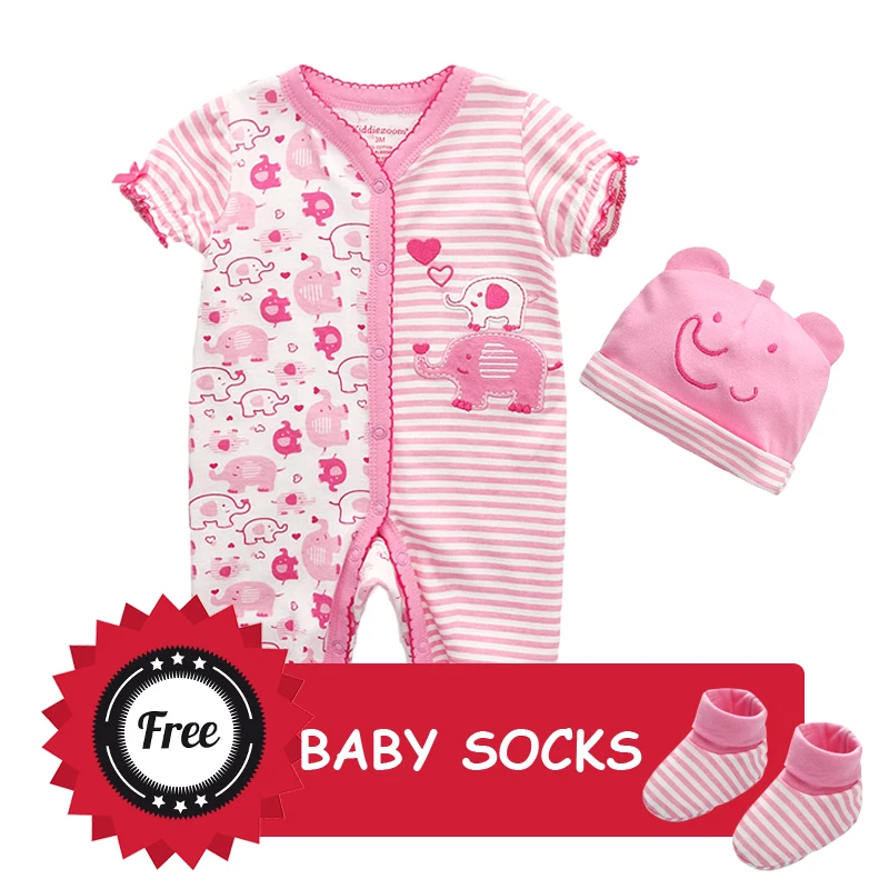 Детский комбинезон с коротким рукавом на возраст 0 9 месяцев|Ромперы| |