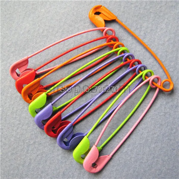 Защитные штырьки 3 # 45 мм яркие цвета Модные цветные безопасные 4 5 см стандартные