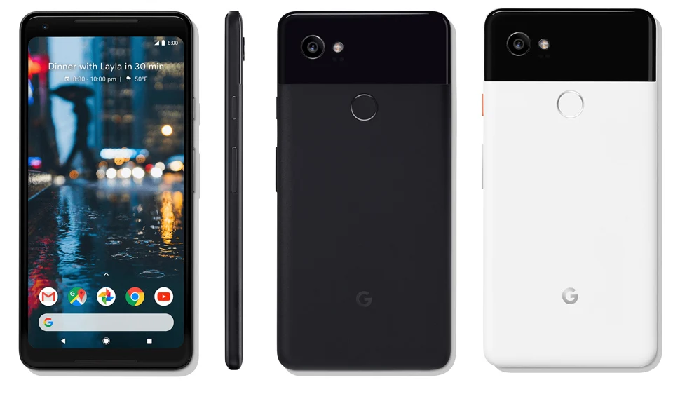 Google Pixel 2 XL мобильный телефон " Восьмиядерный процессор Snapdragon 835 4 Гб Оперативная память 64/128 ГБ Встроенная память отпечатков пальцев 4G разблокированный телефон на ОС Android