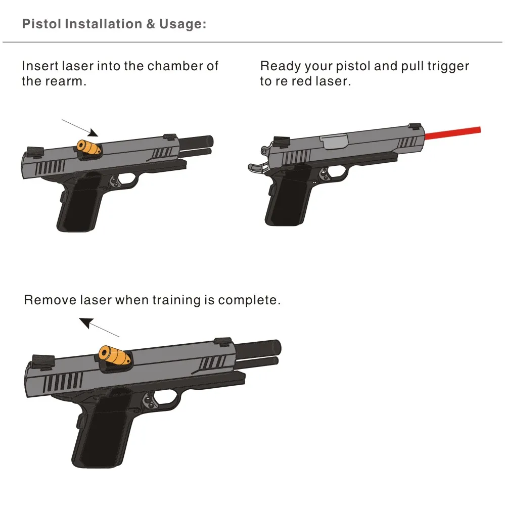 2017 мини размер пистолеты Boresight лазерный Диаметр прицел картридж 44Mag 7 x мм 37 Cal Sight Red
