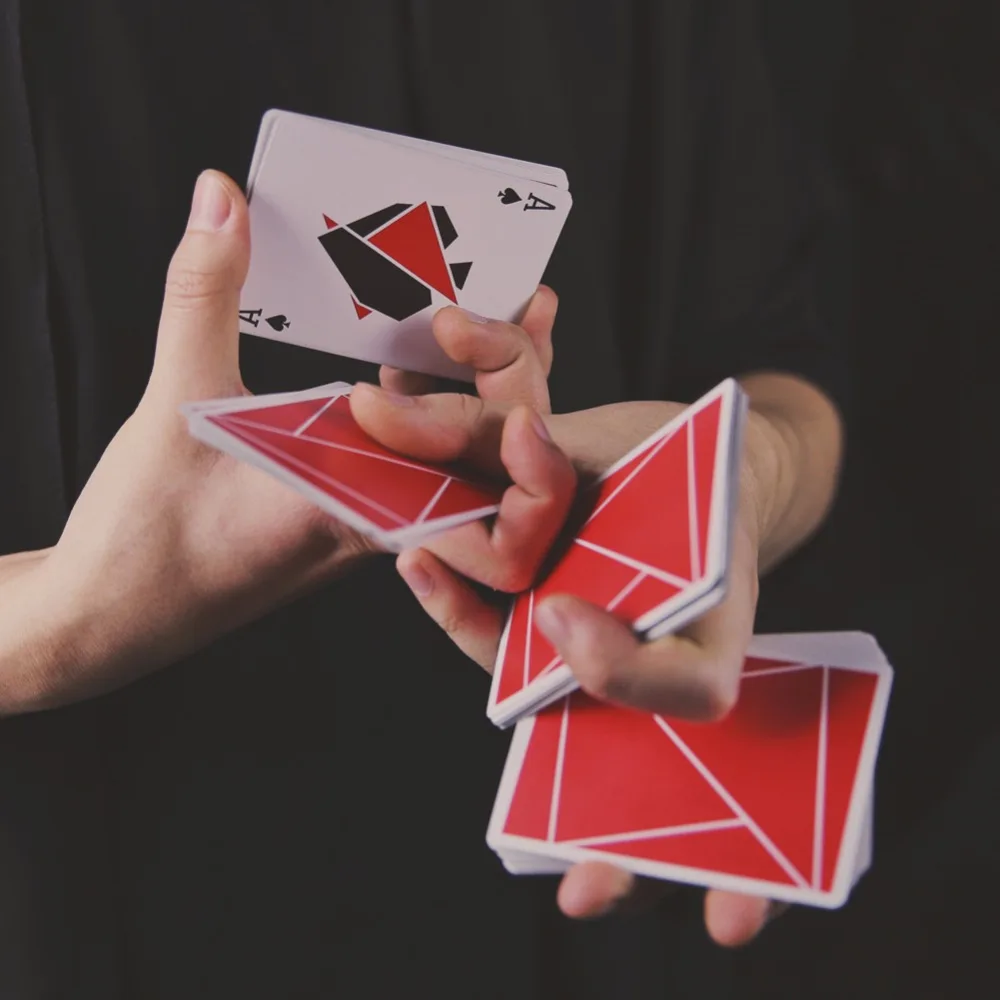 1 колода Гибкая Cardistry игральные карты вентиляторы магический трюк реквизит