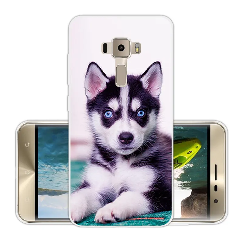 for Asus Zenfone 3 ZE520KL Back Cover Clear Soft TPU Silicon Capa DIY Brick Road Phone Cases Shell |