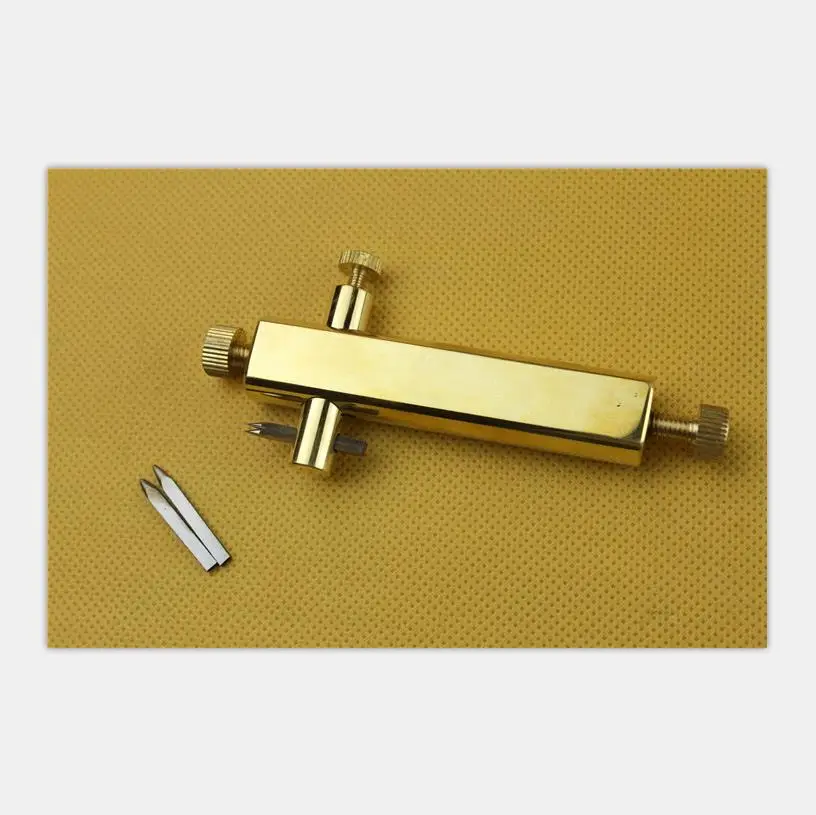 

Free Shipping Violin Purfling Carving Knives Brass Purfling Knives Violin Making Tools
