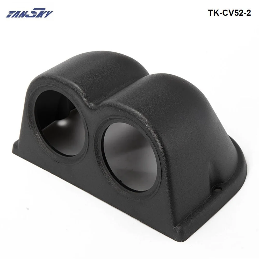 Черный 2 &quot52 мм Универсальный двойным отверстием измерительный прибор держатель