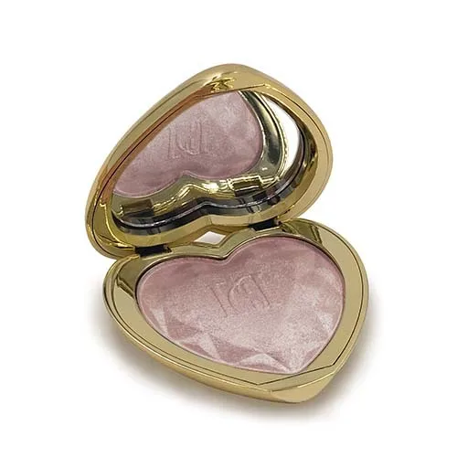 8 цветов в форме сердца выпечки алмаз highlighter порошок Блестящий блестящий для лица Осветляющий хайлайтер Бронзовый осветитель комплект