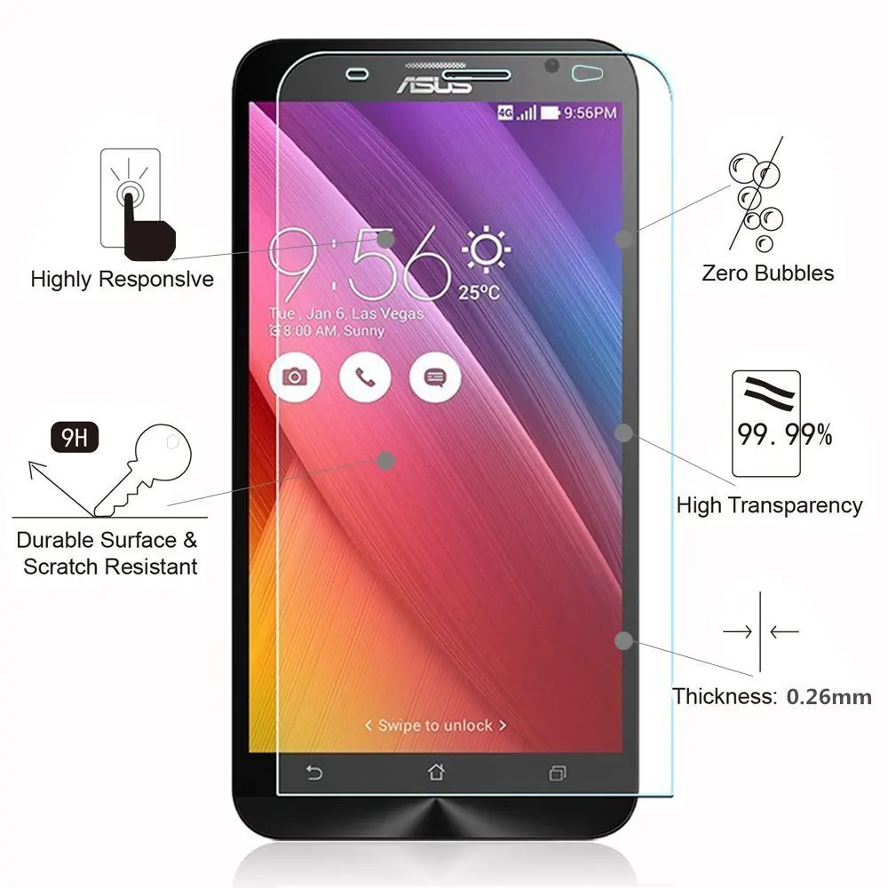 Защитная пленка из закаленного стекла для Asus ZenFone Live G500TG GO ZB500KL ZB450KL ZB452KG ZB552KL ZC500TG TV