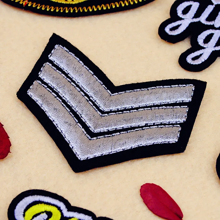 Значок с вышивкой нашивка джинсы одежда узор ткань пух наклейка модная