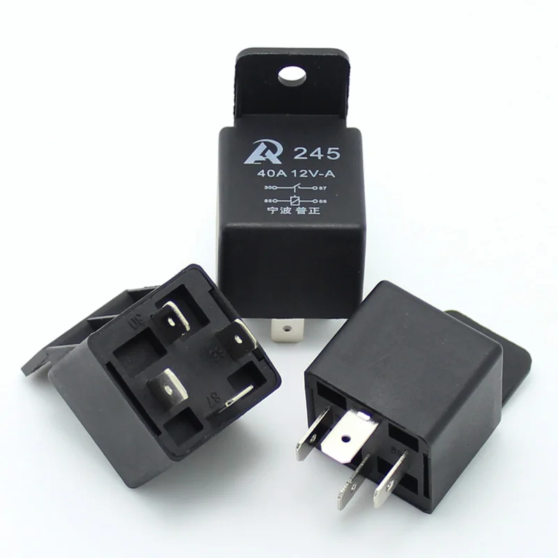 25PCS AP 12В 24В 40А 4P автомобильное реле сверхмощные SPDT 4Pin реле heavy duty relays 12v heavy relay12v
