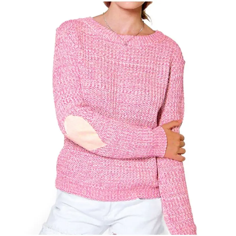 Autumn Winter New 2017 Women Knitwear Fashion Jumper Heart-shaped Spliced Knitted Sweaters Womens Long Sleeve Pullover Tops | Женская