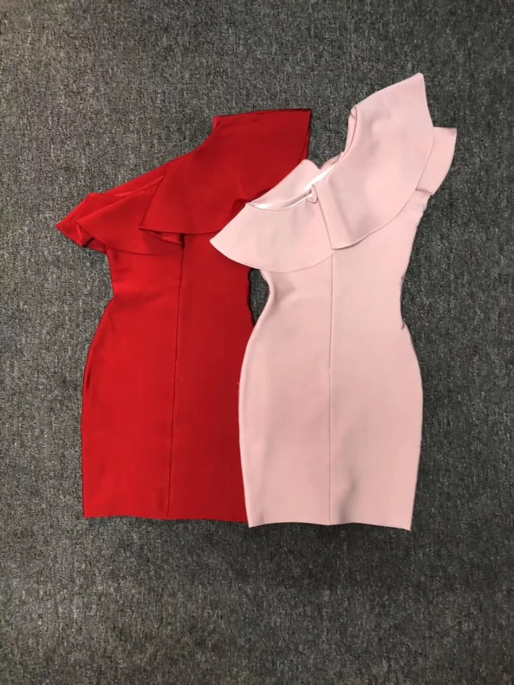 Сексуальное женское Бандажное платье на одно плечо с оборками модель 2019 года