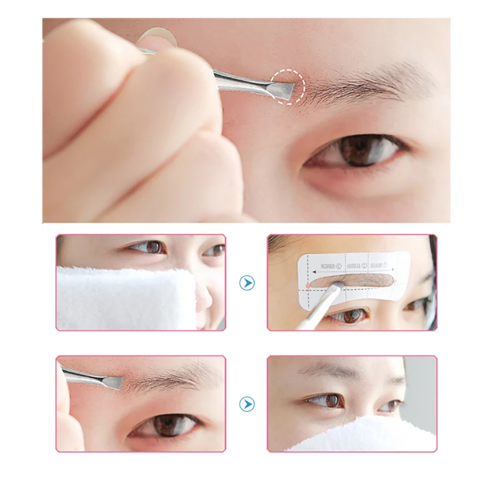 1Pc Professional Stainless Steel Slant Tip Tweezers Precision Eyebrow For Expert Shaping And Facial Hair Remova | Красота и здоровье
