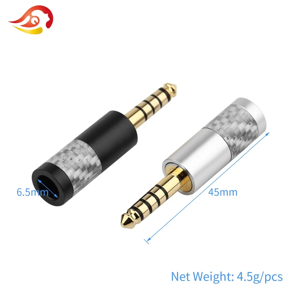 QYFANG 4 мм 5 полюсов наушники HiFi контактный разъем аудио Jack адаптер для сращивания NW