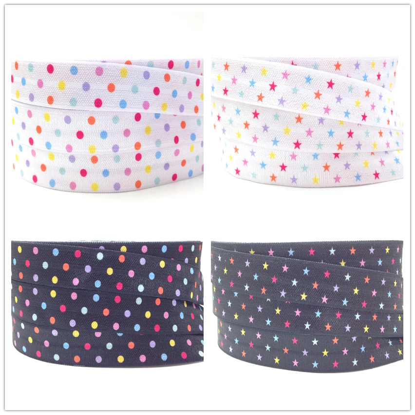 

Эластичная лента для волос, 50/5/8/цвет, в горошек, ярдов/партия дюйма