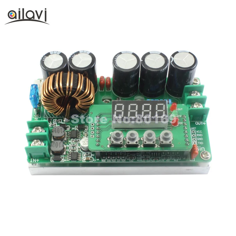 DC-DC 400W/600W Adjustable Step-up Converter Constant Current Power Supply Display Voltage /Current/ Capacity Boost Module - купить по
