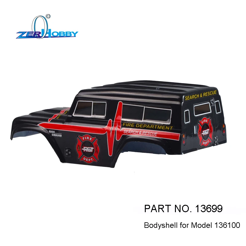 HSP RACING RGT RC автозапчасти аксессуары предварительно окрашенный корпус для 1/10 ROCK