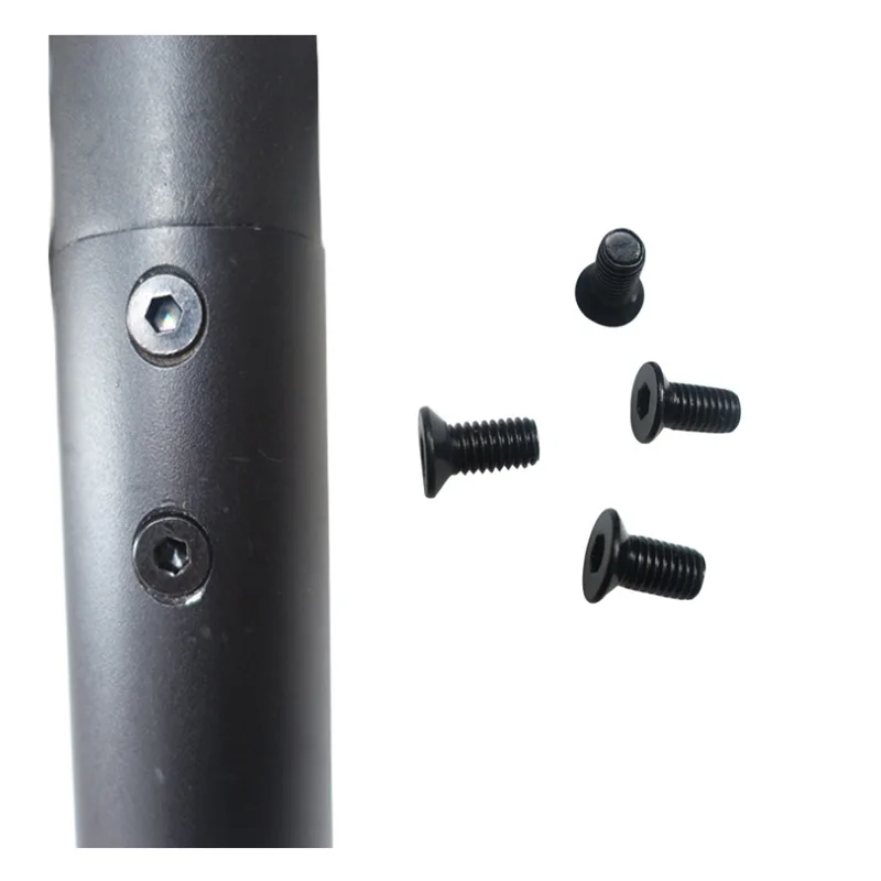 2 шт. скейтборд Ручка Бар передняя вилка трубки Винты Шестигранный Держатель