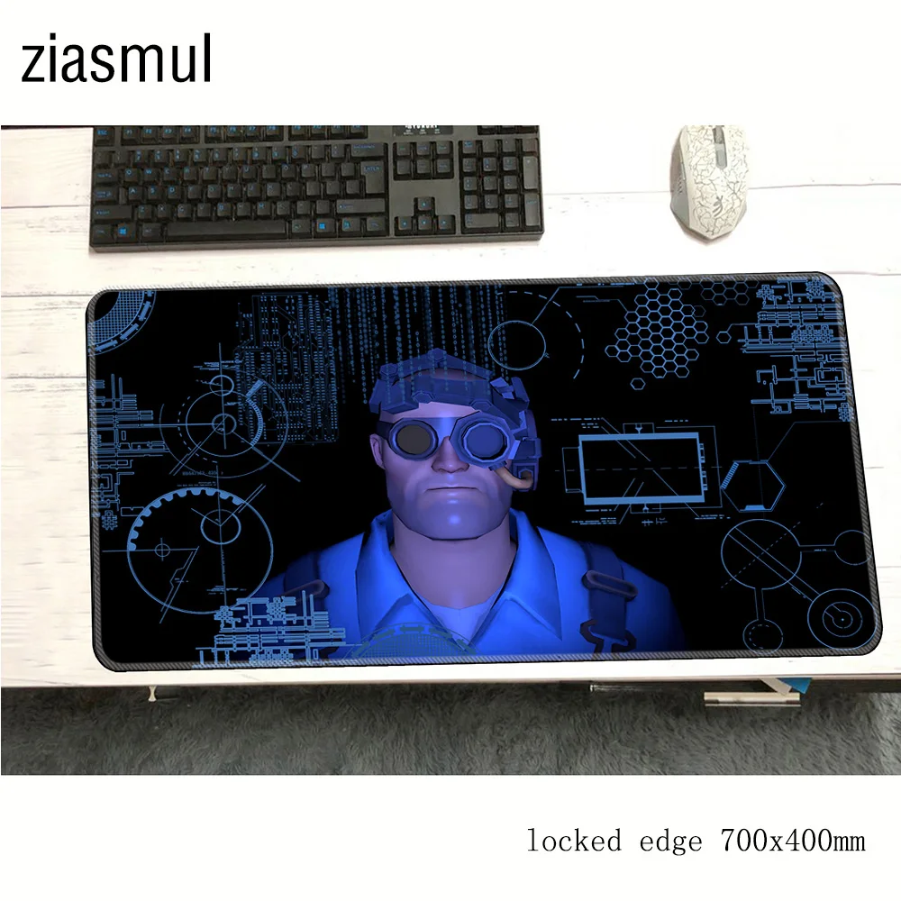 Игровой коврик для мыши team fortress 2 700x400x3 мм профессиональный игровой компьютерного