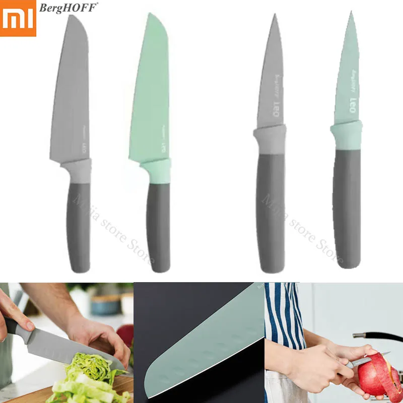 Xiaomi BergHOFF легированная сталь кухня/Фруктовый нож антипригарный мясной нож шеф-повара/овощной нож светильник аксессуары для приготовления пищи инструменты