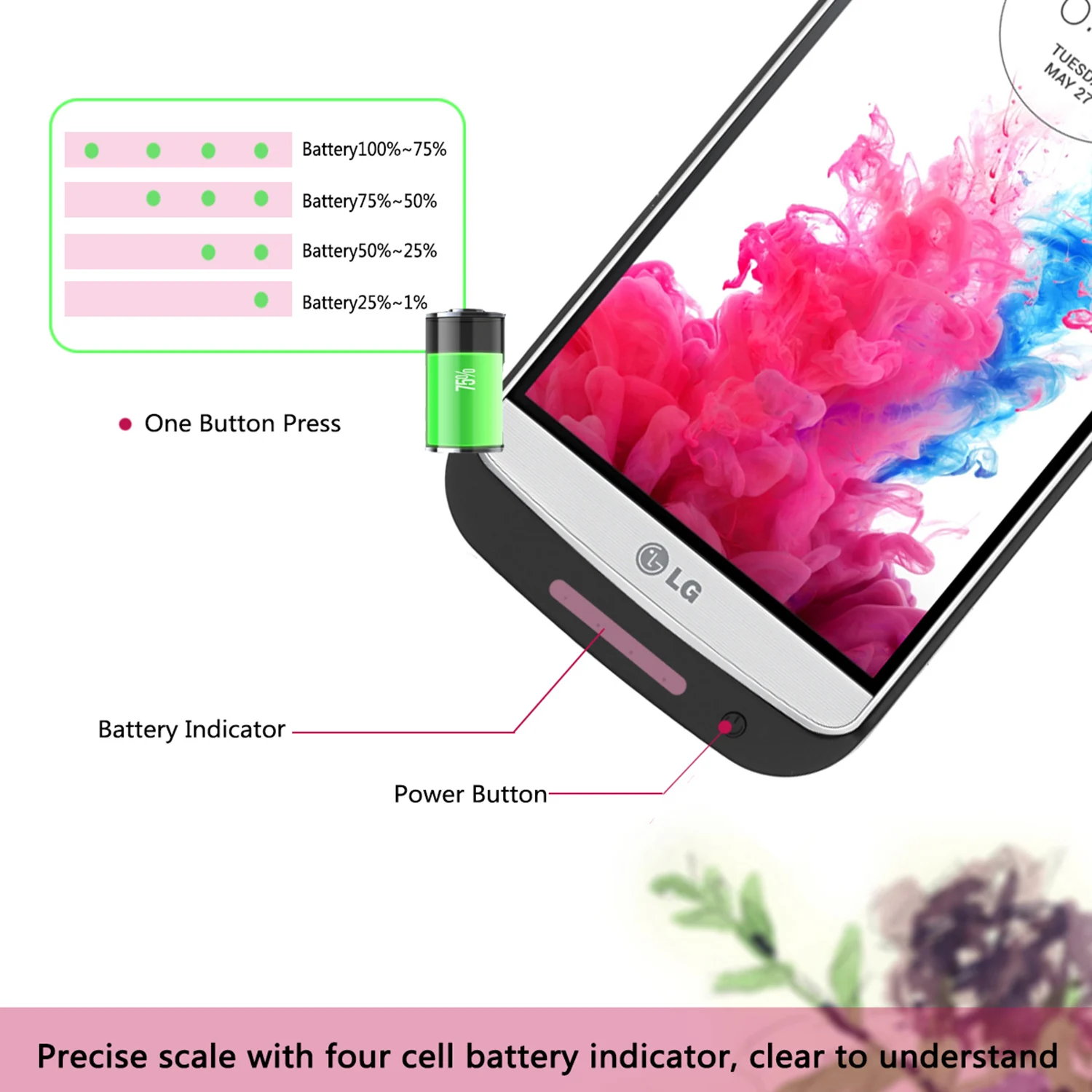 3200 мАч расширенный аккумулятор резервного копирования зарядное устройство