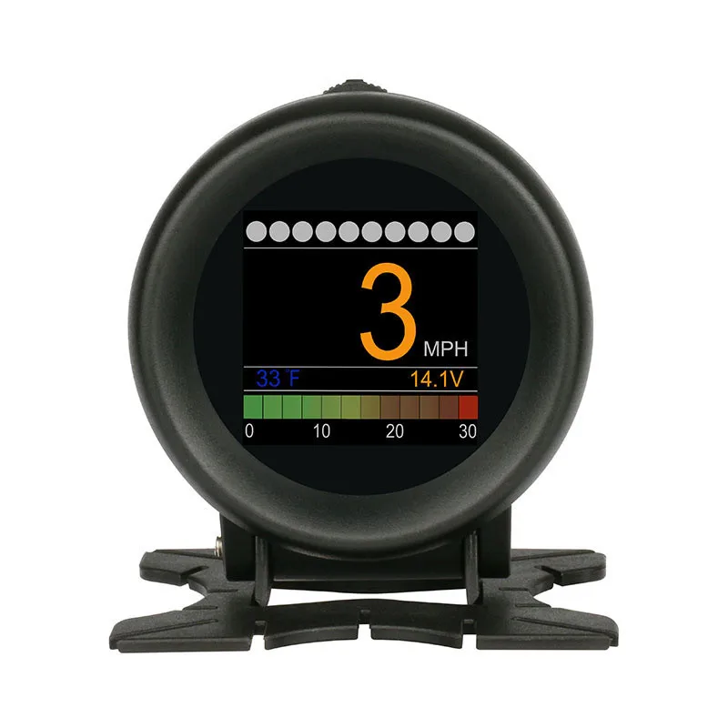 Автомобильный умный цифровой бортовой измеритель OBD 2 дисплей HUD датчик