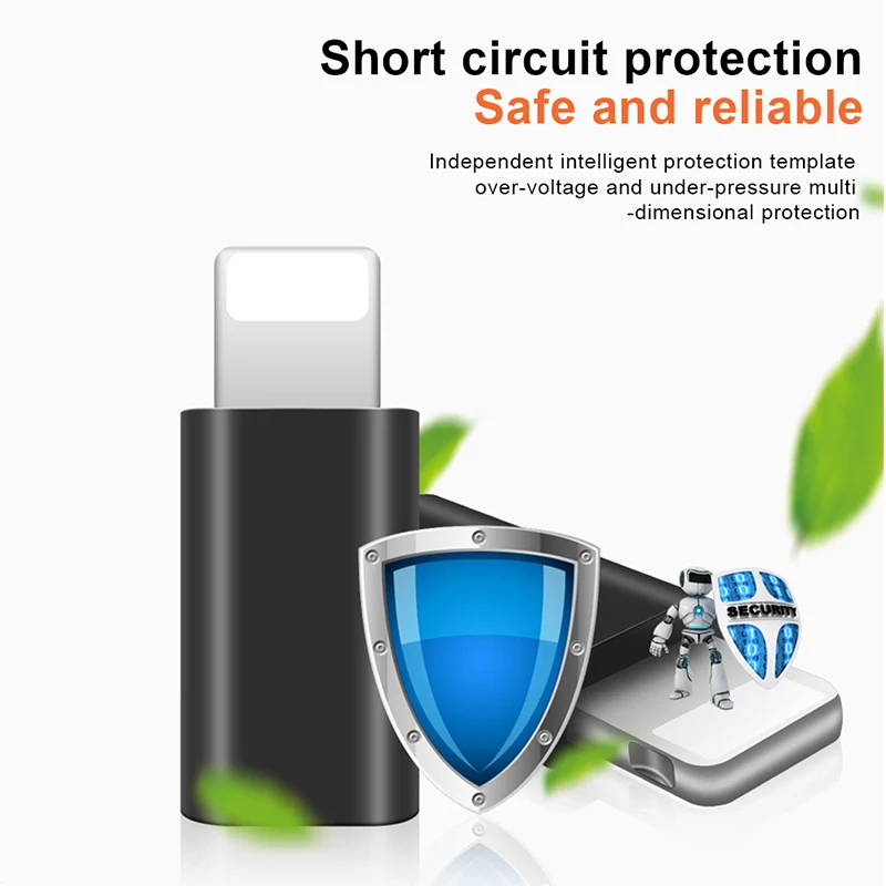 ! Переходник ACCEZZ OTG с Micro USB на Lighting для Apple адаптеров iphone 6 7X8 6s Plus ipad Air Mini адаптер