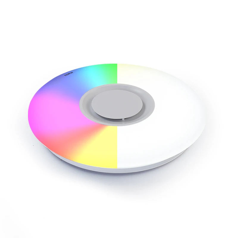 Lustres De Sala управление Rgb затемнения 36 Вт светодиодный потолочный светильник с Bluetooth и музыкой 90-260 в современная лампа для-20 квадратных метров