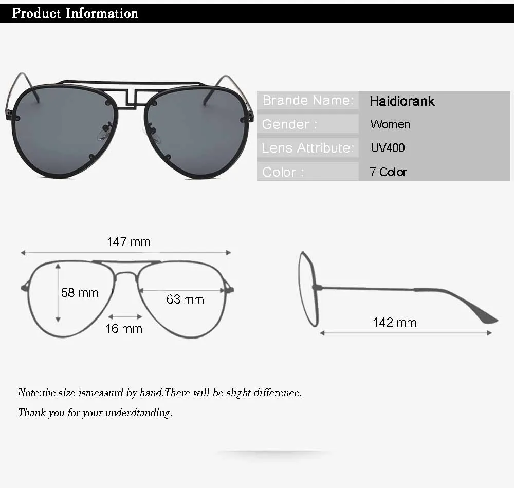 Sunglasses Women Brand Designer 2017 Fashion Vintage Retro Mirror Sun Glasses For Top Sale female Luxury hipster SHW001 | Аксессуары для