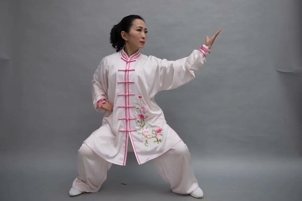 Wushu taichi одежда тайцзи changquan Униформа боевых искусств соревнование вышитая kungfu