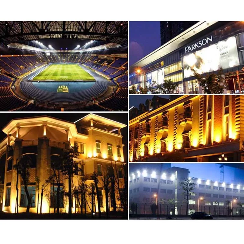 Waterproof LED Flood light 220V 50W 30W 10W Floodlight With Motion Spotlight Sensor Outdoor Lighting Projector Reflector Lamp |