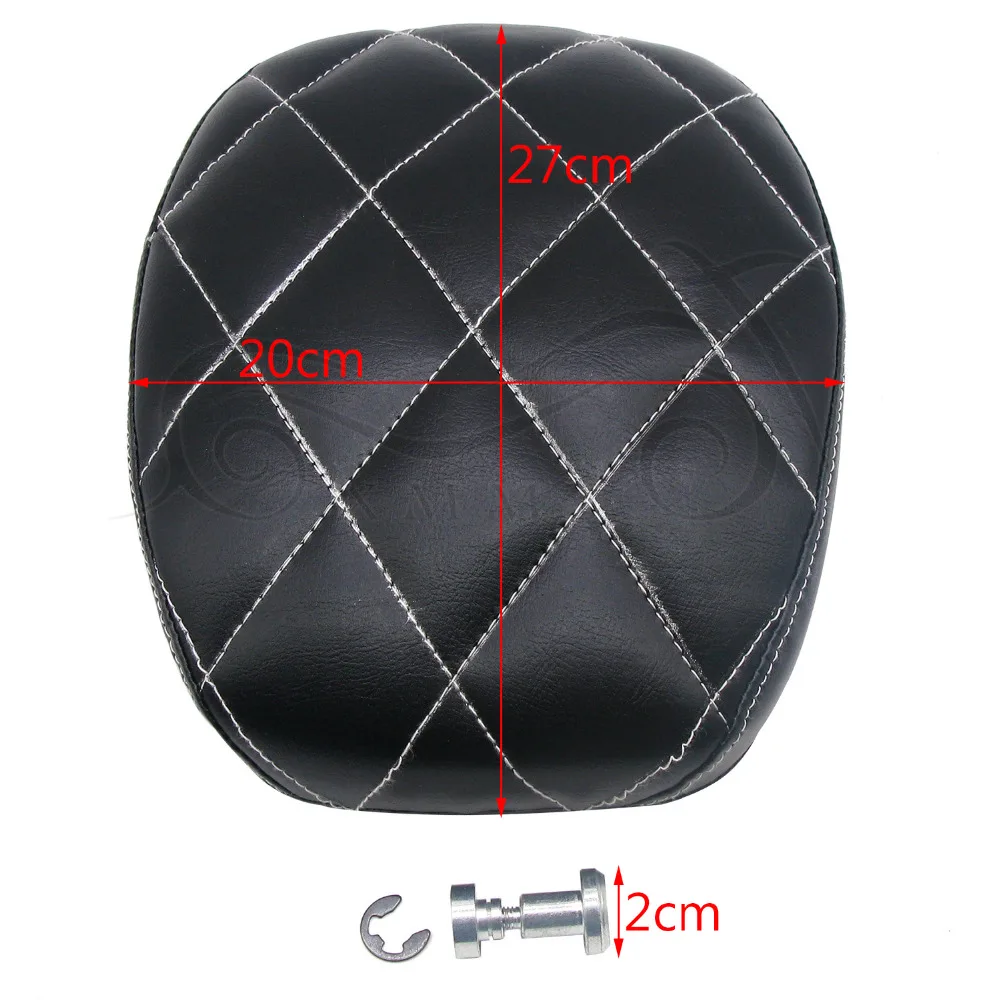 Черная Алмазная подушка для заднего сиденья пассажирский коврик пассажирского