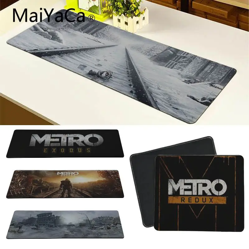 MaiYaCa Metro Exodus ноутбук компьютерный коврик для мыши резиновый большой размер игровой коврик для мыши