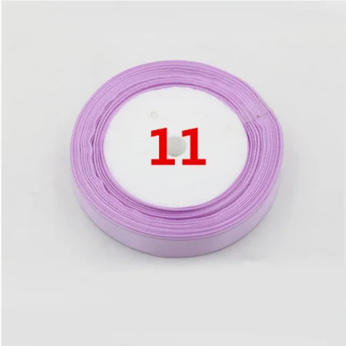 Light purple 25 мм, 1890 метров, шелковая атласная лента, украшение для свадебной вечеринки, пригласительная открытка, подарочная упаковка, рождественские принадлежности для скрапбукинга Riband - Цвет: Light purple