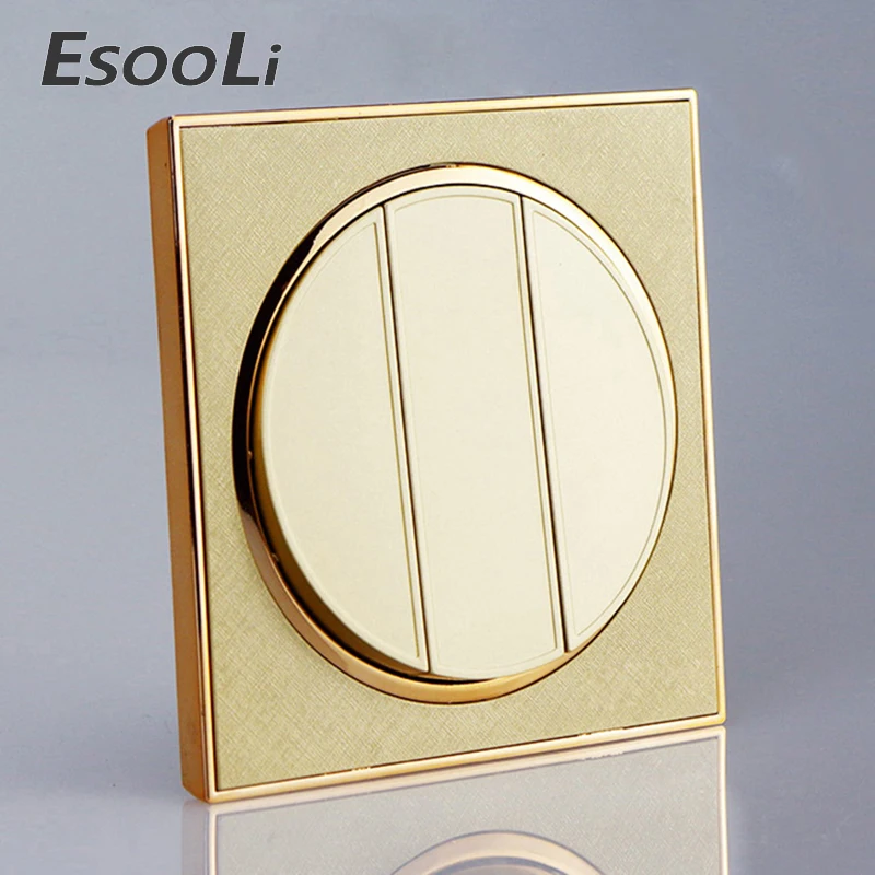 EsooLi горячие пластиковые 3 банды 2 пути AC 110 ~ 250 В прерыватель 10А Настенные