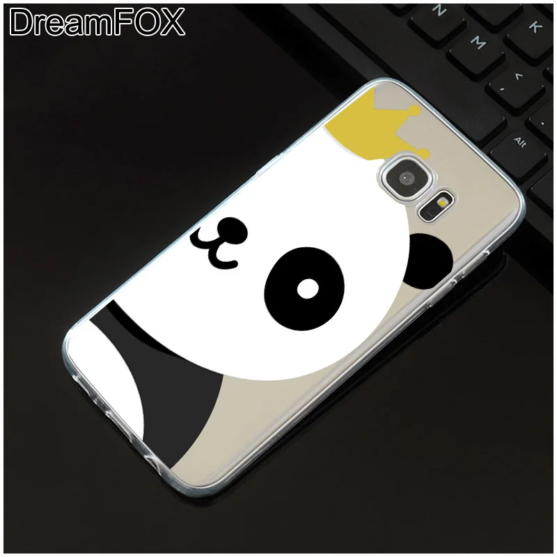 DREAMFOX M200 животное панда из мультфильма Мягкий ТПУ силиконовый чехол для Samsung Galaxy S5
