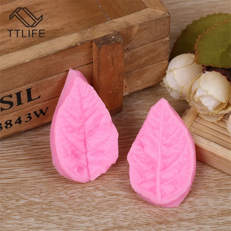 TTLIFE 1 шт. 3D силиконовая форма лист формы торт с помадной глазурью поделки из