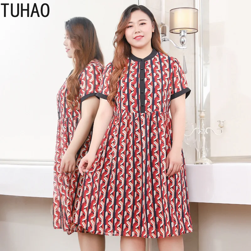 TUHAO женское элегантное офисное платье 10XL 9XL 8XL 7XL Большие размеры женские летние рабочие платья вечерние платья