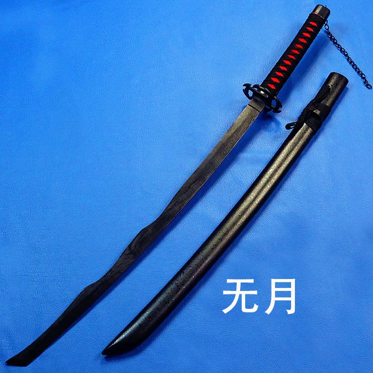 Bleach Рукия Куросаки ichigoku ЯПОНСКИЙ KATANA Косплей деревянный меч лезвие ножа оружие Косплэй Реквизит Высокое качество - Цвет: as show