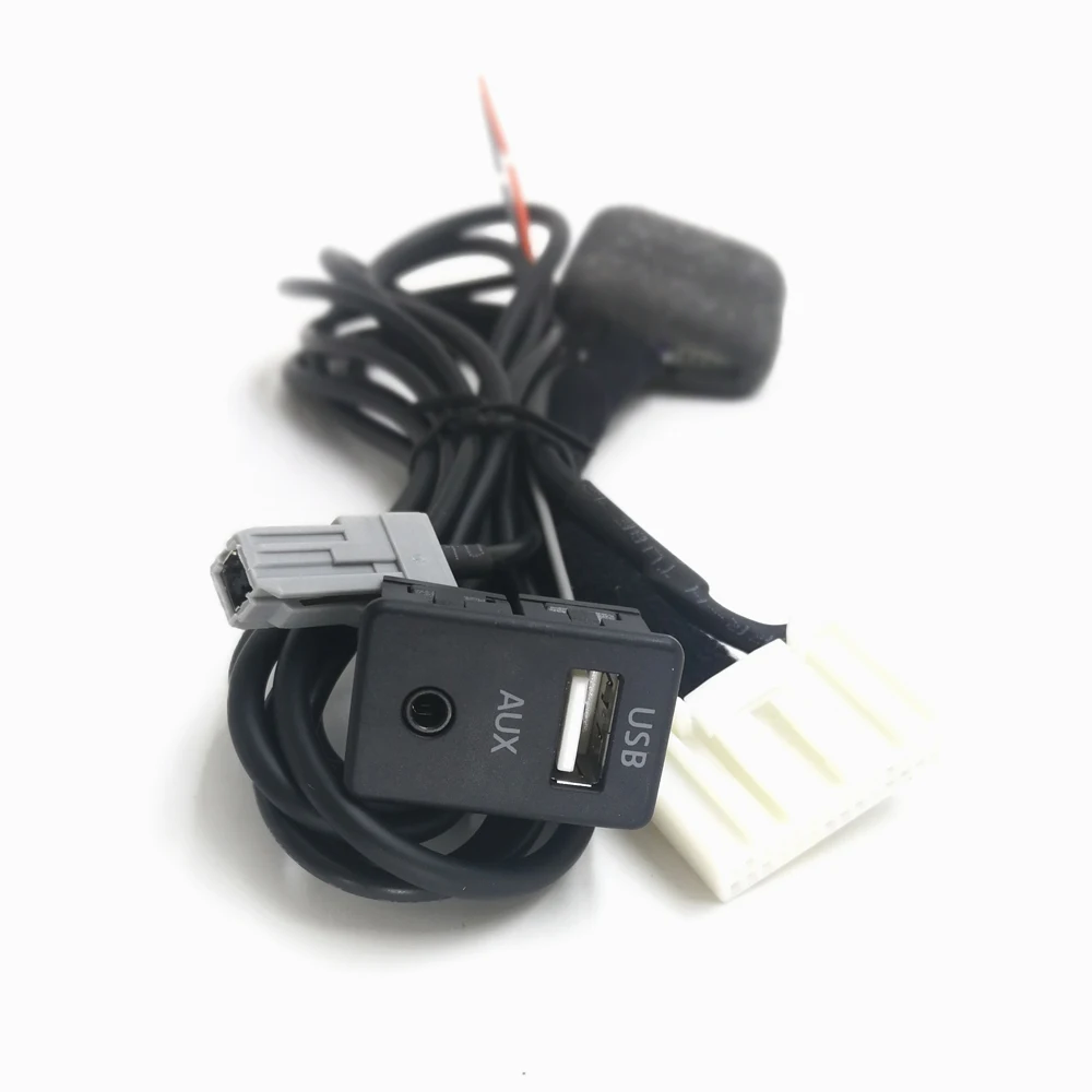 Biurlink Стерео DVD AUX USB Панель кабель адаптер AUX/USB кабель для Toyota Camry Corolla PRADO