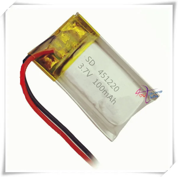 XHR 2P 2 54 3 7 V 451220 100mAh литий полимерная батарея 401220 аккумуляторные батареи|rechargeable