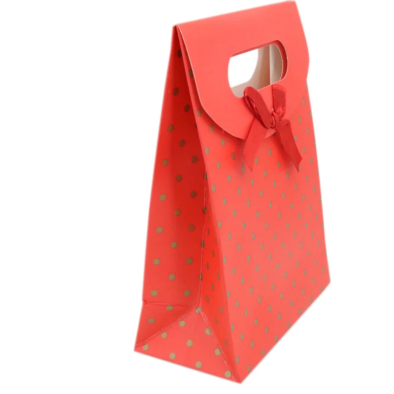 Вечерние конфетные Рождественская Подарочная коробка чехол в горошек мешочки из