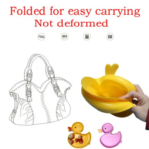 Милая силиконовая подставка под тарелку с присоской для детей | Дом и сад