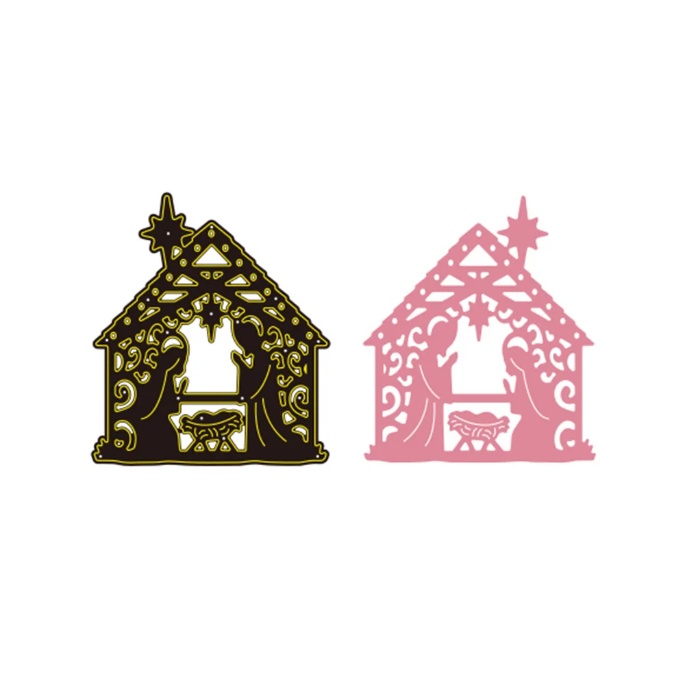 Шатер фон для стежка металлические резные штампы новинка 2018 ремесло Рождество