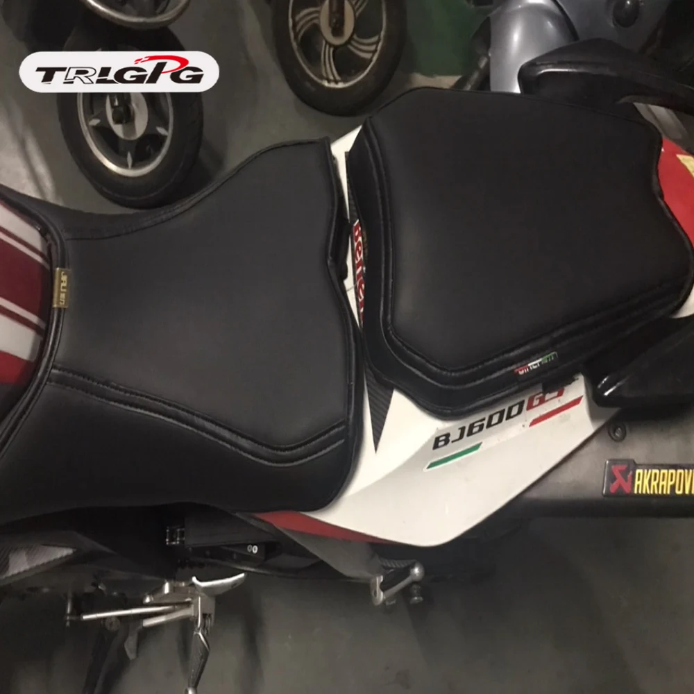 Для Benelli TRK502 TRK 502 502X мотоциклетный резиновый Полосатый Мягкий захват мягкий чехол для сиденья
