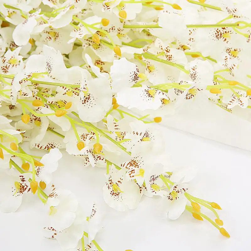 

Silk Flower Artificial Moth Orchid Butterfly Orchid For New House Home Wedding Festival Decoration 6colors
