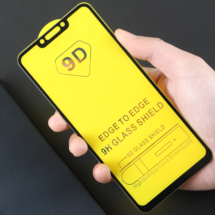 Vladimir 9D полный клей покрытие закаленное стекло для huawei mate 20 Lite Защитная пленка