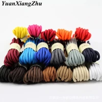 1pair 20 colors new shoelace top quality polyester solid classic round shoelaces casual sports boots lace 90cm 120cm 150cm yd 1